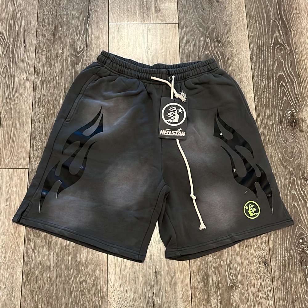 Hellstar shorts Grey/Green